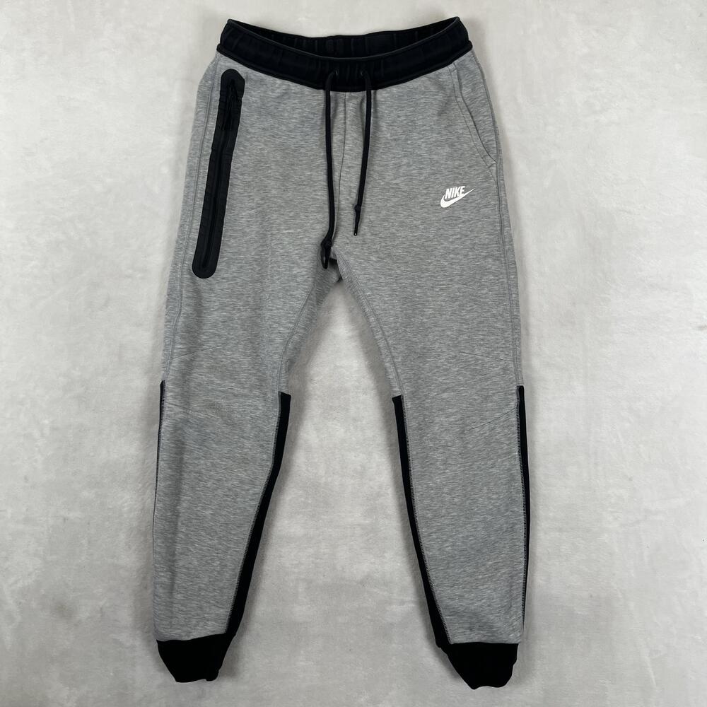 Nike Tech Fleece Sweatpants Mens Medium Gray French Joggers Colorblock